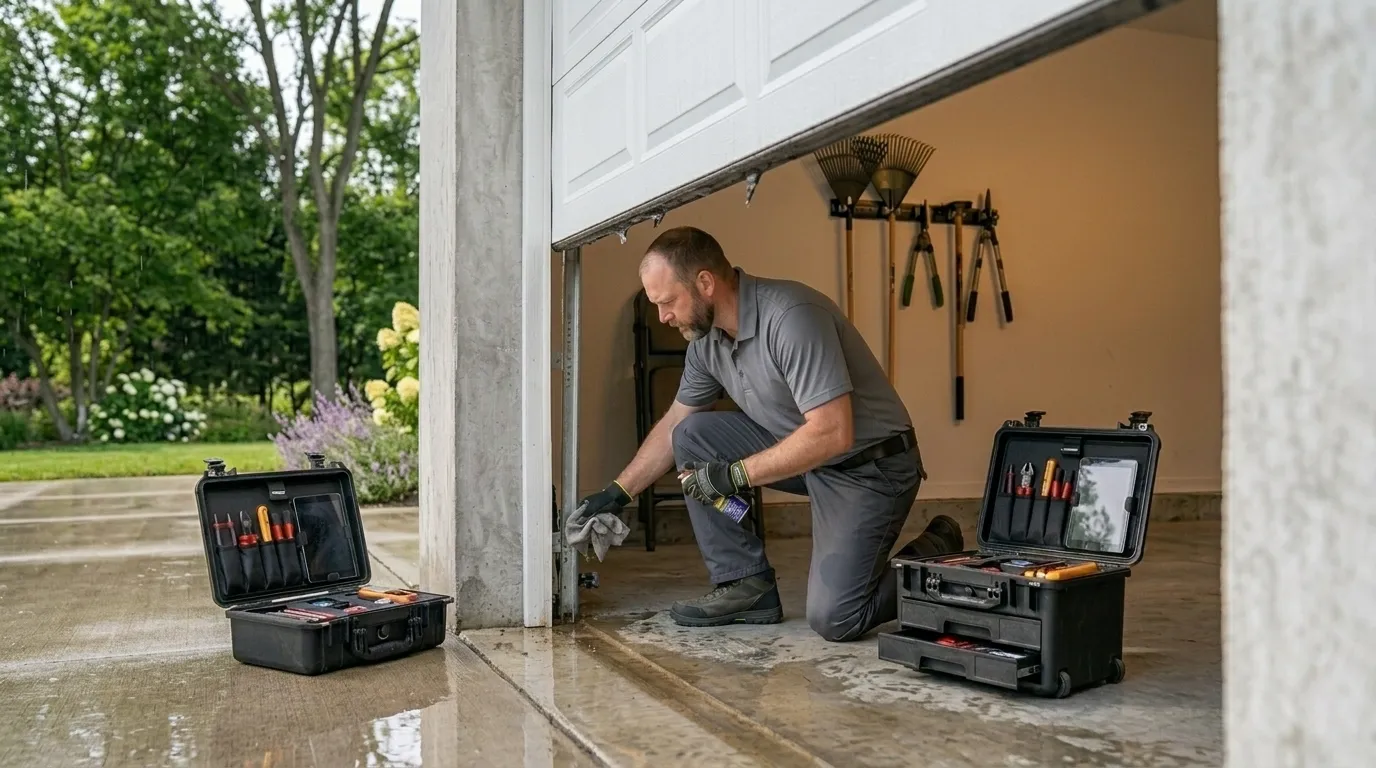 Garage door maintenance in Oklahoma City, OK